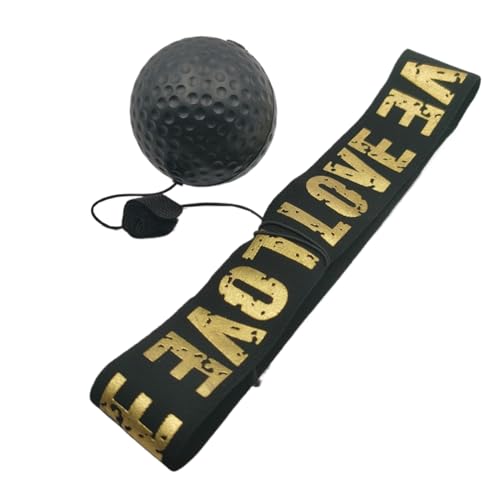 Palla per riflessi da Boxe – Set da Allenamento per la Reazione con Fascia con Cordino Elastico Regolabile, Bersaglio Leggero per Pugni veloci per coordinazione Occhio-Mano, Allenamento per l'agilità