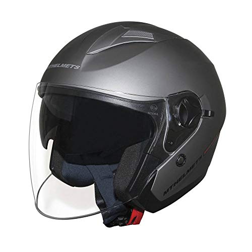 Casque jet MT Boulevard SV double écrans XS pour éviter l'éblouissement en scooter