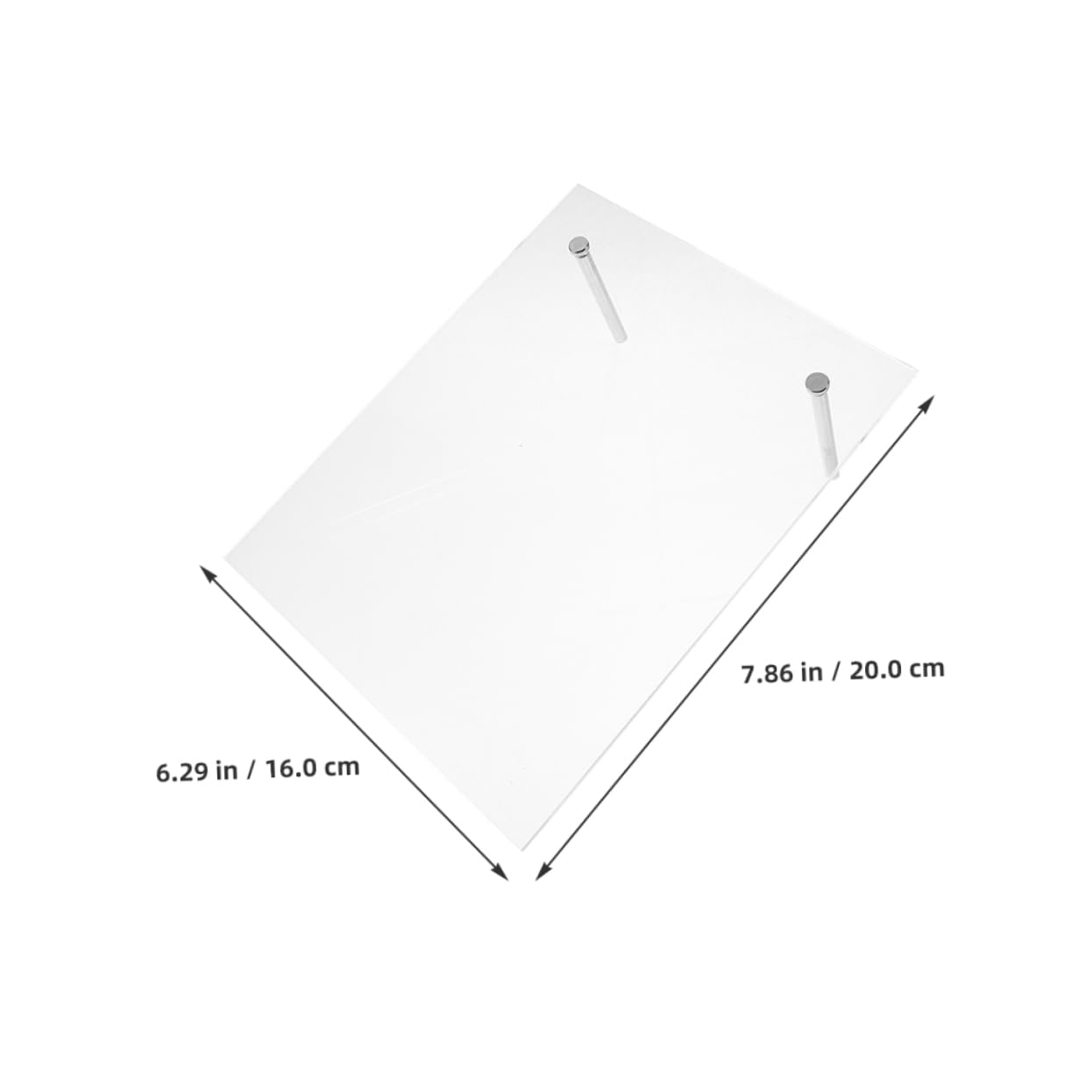 2pcs Acrylic Nail Art Display Board for Salon Tip Samples