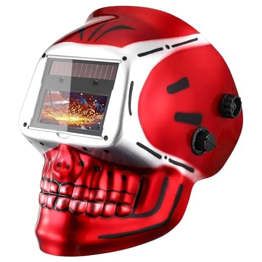 DEKO Careta Soldar de Color Verdadero, Grande Pantalla Grande Casco de Soldador Oscurecimiento Automático Energía Solar, Trabajar Largas Horas, Batería Intercambiable