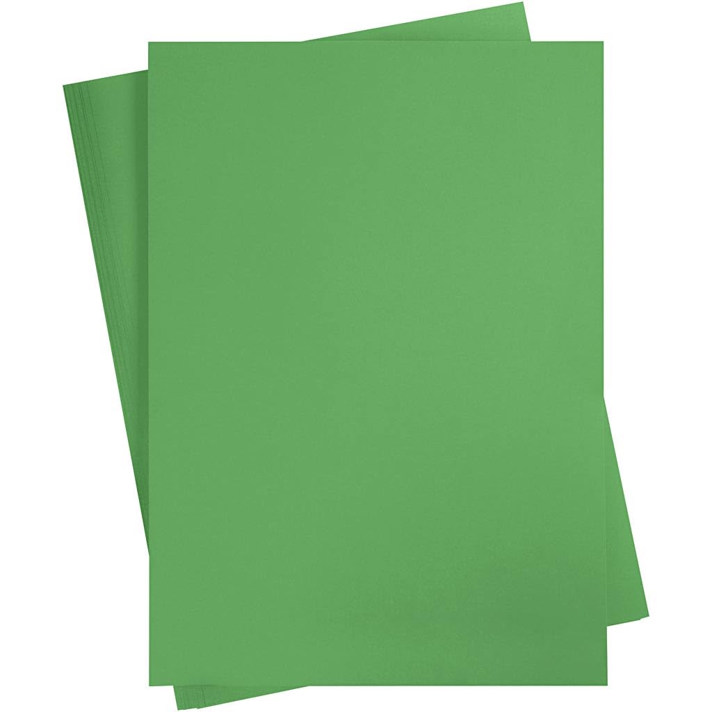 Creativ 21523 karton kolorowy A2 420x600 mm 180 g zielony trawiasty 10 arkuszy