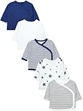 TupTam Camiseta Manga Larga para Bebé Niño, Paquetes de 5, Multicolor 8, 56