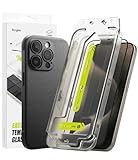 Ringke Onyx Case Compatible with iPhone 15 Pro [Black] + Easy Slide Tempered Glass Compatible with iPhone 15 Pro
