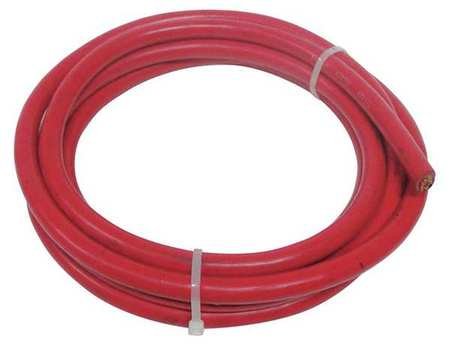 Welding Cable,4AWG,Neoprene,Red,10ft -6 pack