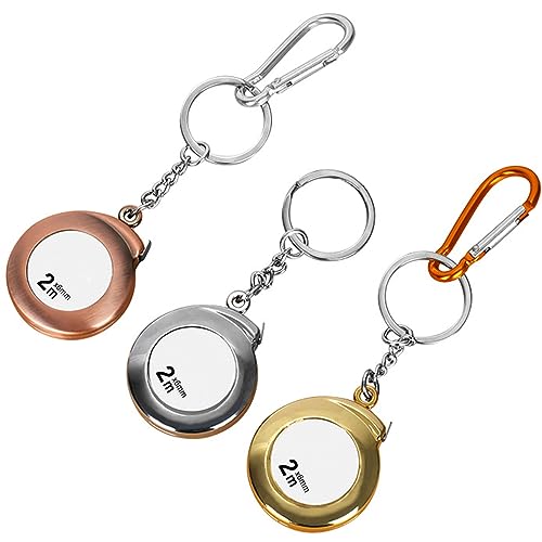 Cinta Métrica Mini Retráctil 2M para Llaveros miniatura 4