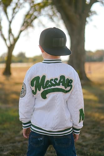 HIHA Boys Baseball Jackets Kids Varsity School Jacket Letterman Outerwear Fall Winter Coat3