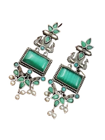 See full amazon price history chart for Combo Peacock Design with Rectagulat shape Earrings with Monalisa Stone Floral Drop Earrings For Girls and Women, Anniversary, Gift (Grey) Combo Peacock Design with Rectagulat shape Earrings with Monalisa Stone Floral Drop Earrings For Girls and Women, Anniversary, Gift (Grey) (B0D6B4BWNP) Amazon Price History, Amazon Price Tracker