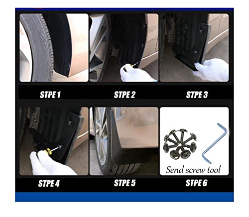 Garde-boue pour Etron 2019 2020 accessoires auto en caoutchouc durable - 4