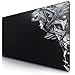 TITANWOLF - Tapis de Souris Gaming XXL 1200x600mm - Tapis de Table Surdimensionné Extra Grand XXXL – pour précision et rapidité - pour Souris et Clavier Roccat Razer Logitech - Noir