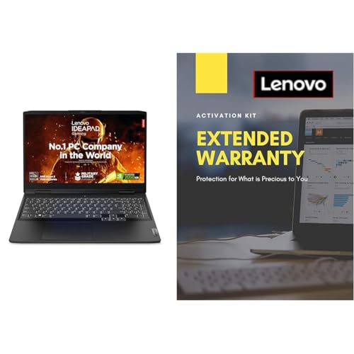 Image of Lenovo IdeaPad Gaming 3 AMD Ryzen 5 7535HS 15.6 inch (39.62cm) FHD IPS 120Hz Gaming Laptop (16GB /512GB SSD /Win 11 /NVIDI 1 Year Extended Warranty with Onsite Service (5WS0K75657)