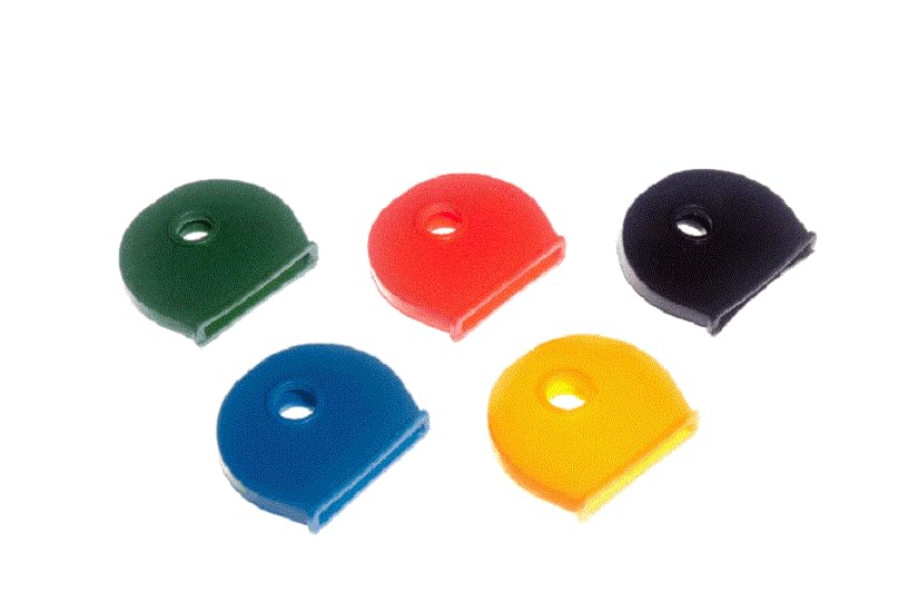 Étiquetage facile des clés grâce aux capuchons colorés anti-stress