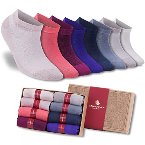 Image of BAMBOOVEN Ankle Socks for Women Thin Bamboo Rayon Low Cut Socks 3 /6 /8 /12 P