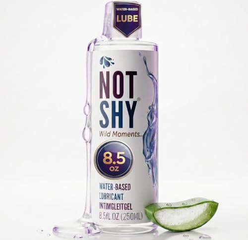Image of Not Shy Original Water-Based Silky Body Gel -Aloe Vera Pulp Formula 8.5floz