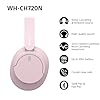 Sony WH-CH720N Wireless Bluetooth Headphones with Noise Cancellation, High Sound Quality, Ambient Noise Mode, Lightweight Design, Up to 50 Hours Battery Life, iOS & Android - Pink #1