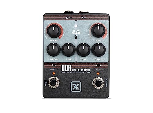 Amazon.com: Keeley DDR Drive Delay and Reverb Pedal, Black