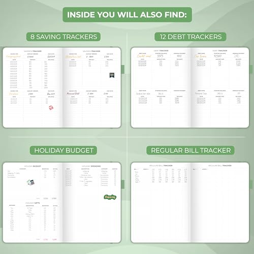 image for Clever Fox Budget Planner Large – Expense Tracker Notebook. Monthly 