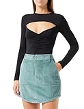 Q/S by s.Oliver Damen Cord Rock Mini BLUE GREEN 44