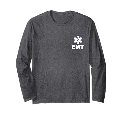 EMT Emergency Medical Technician Uniform Firts Aid Men Women Long Sleeve T-Shirt