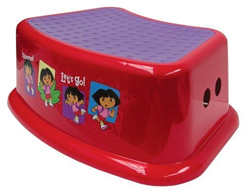 Nickelodeon Dora the Explorer Step Stool – Red