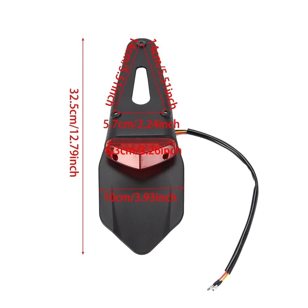 Luce arresto Freno Motociclo Fanale Posteriore A LED Universale Per Moto, Parafango, MX Trail, Indicatori Di Direzione, Accessori Per Da Cross