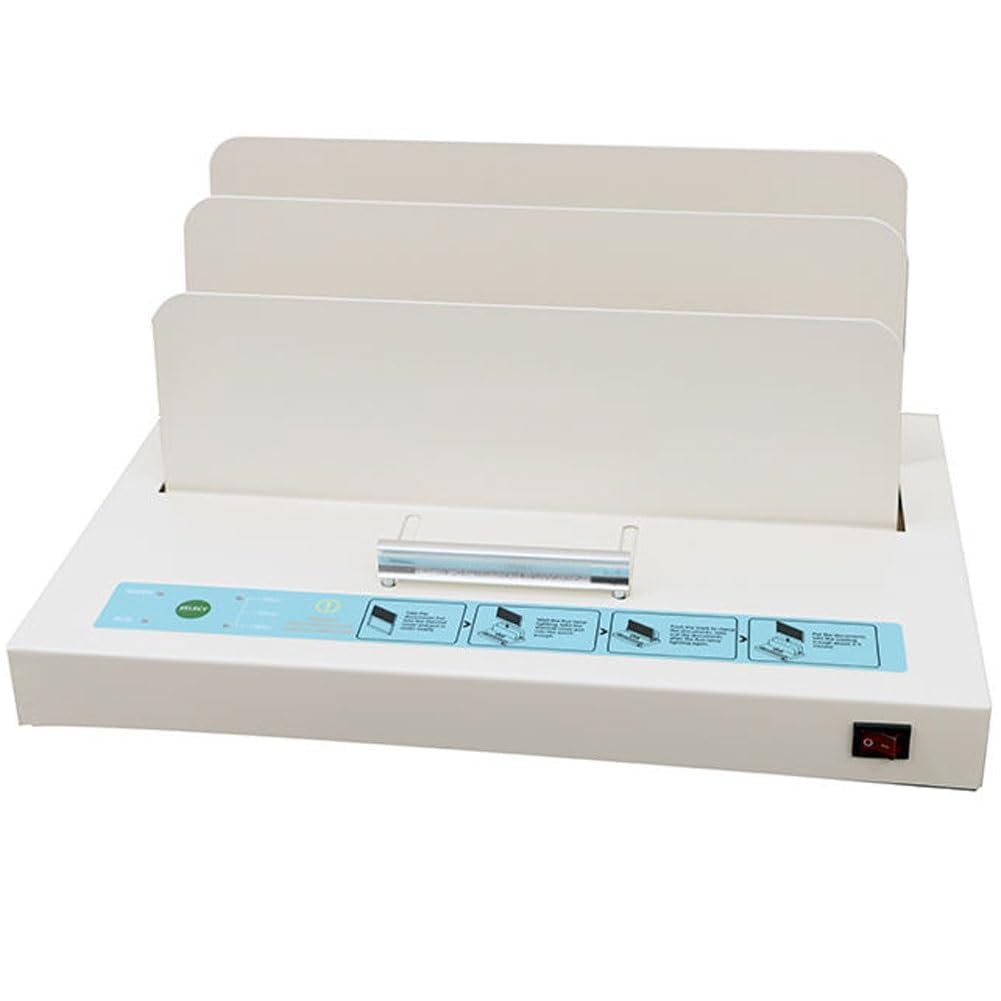 A4 Thermal Binding Machine，Electric Hot Melt Binding, A4 File Thermal Binding Kit, Glue Binding Machine Hard Cover Binder Max Binding Thickness 50mm, PTC Ceramic Heating, for Document Contract