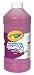 Crayola Washable Tempera Paint, Magenta Paint Craft Supplies, 32 Ounce