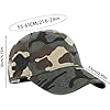 ZHAOYCSH Camouflage Baseball Cap - Unisex Adjustable Camo Sun Hat for Men & Women, Classic Outdoor Sports Cap with UV Protection, for Camping, Fishing, Hiking, Golf (1PC) #1