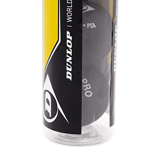 Dunlop Sports Pro Xx Squash Ball V22, 3-Ball Tube #TOP2