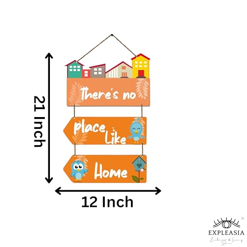 Image of Expleasia, Exuberant & Luxury Decor Decorative Wall Hanging Wooden Decoration Item for Home Office Living Room Bedroom Decoration Items Home Decor Gift Items (There is no place)