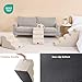 EHEYCIGA Hundetreppe für Kleine Hunde 50 cm Hoch, Haustiertreppe für Sofa Bett, Treppe für Hunde aus Hochdichtem Schwamm, Hunderampe mit Waschbarem Bezug und Rutschfestem Boden, 4 Stufen, Beige