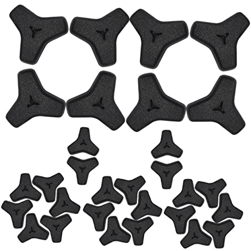 IWOWHERO Replaceable Glass Grips for Glasses 20 Pairs of Silicone Eyeglass Ear Grippers Eyewear Leg Sleeves Anti-Skid Design