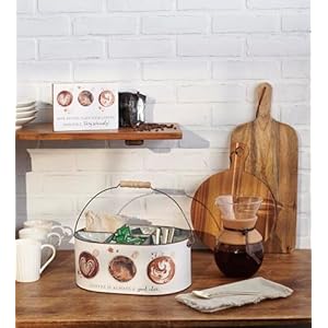 Primitives by Kathy Good Idea Dining Caddy, 12" x 5.50" x 8", Multi-Color Primitives by Kathy Good Idea Dining Caddy 12 x 550 x 8 Multi Color