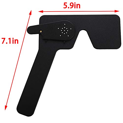 Image of 4 Pcs Ophthalmic Eye Occluder for Ophthalmologists Orthoptists Optometrists Eye Exam Tool (Black)