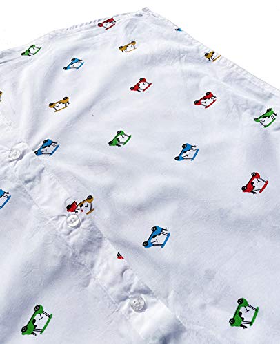 Image of Molokai Surf Button Down Slim Fit Hawaiian Short Sleeve Shirts