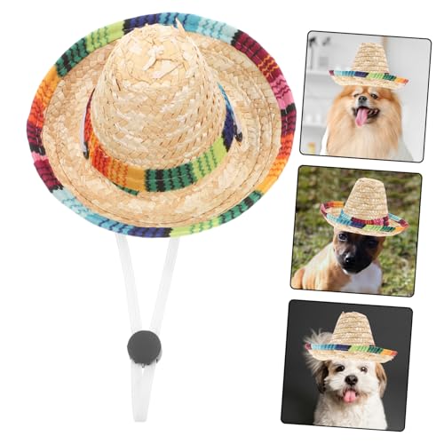 Sombrero divertido para perro disfraz fiesta miniatura 7