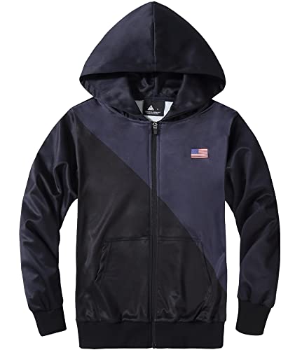 SWISSWELL Boys' Zip Up Hoodie Sweatshirt Pullover Casual Long Sleeve Hoodies for Boys2