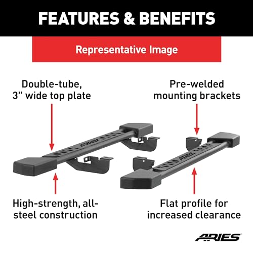 ARIES Rocker Step Guard para Nissan Frontier miniatura 4