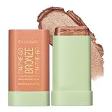 SWETIYOU Multi-Use Makeup Bronzer Stick, On-the-Go Glow Bronze Tinted Moisture Stick, Hydrating Solid Moisturizer with Bronze Tint, Natural Bronzed Glow, Blends Effortlessly, for Eyes, Cheeks & Body