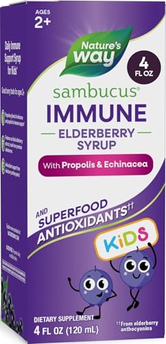 Nature's Way Sambucus Kids Immune Elderberry Syrup, Echinacea & Propolis - image 1