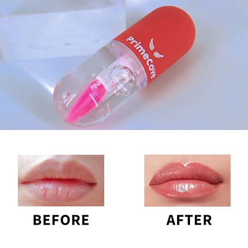 PrimeCove - Pink Lip Glow Oil - Image 4