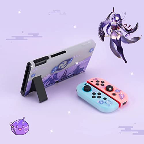 ENFILY Cute GenshinImpact Raiden Shogun Case Compatible with Nintendo Switch, Dockable Case Cover, E