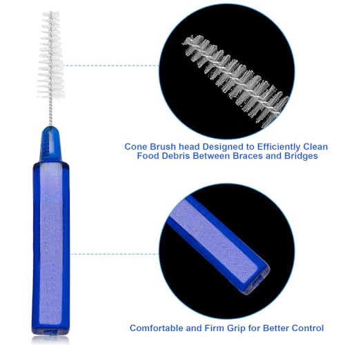Brosses interdentaires pour appareils dentaires et espaces étroits