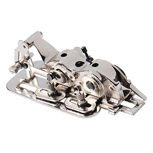 Machine à coudre industrielle : accessoire boutonnière réglable piqueuse - 5