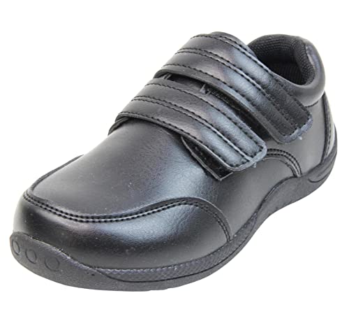 Skyrocket Chaussures d'école formelles en simili cuir pour garçons et enfants Noir, Noir , 29 EU Cover