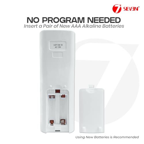 Image of 7SEVEN Compatible with Lg Ac Remote Control Original AKB73975615 Model 36I Suitable for Split Window Air Conditioner 1 1.5 2 Ton - Match Keys Exactly with Existing Remote Function