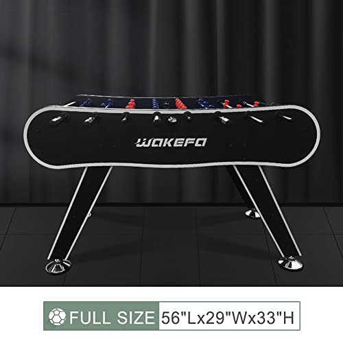 Foosball Table Soccer Arcade Games: Foosball Tables Adult Size For Home, Game Room, Bar - Competition Sized Football Table W/ 2 Balls, 2 Drink Holders, Table Soccer Game For Kids And Adults (58-In) #TOP2