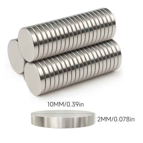 Image of Metal Collar Stay Magnets, Strong Magnets for Collar Stays Magnetic, Valued Pack in a Gift Box (Silver, 40Pcs)