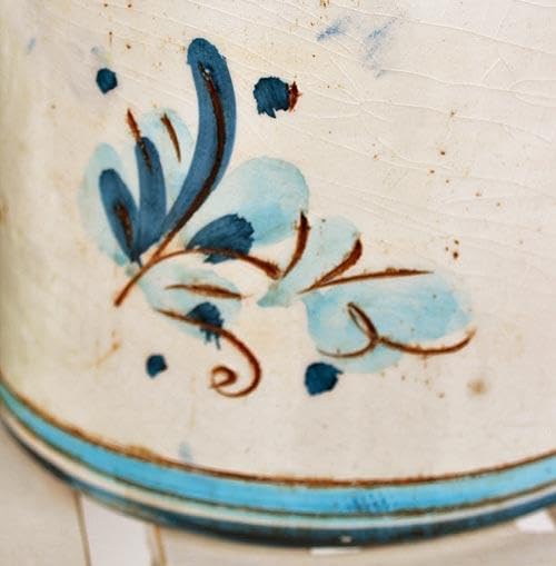 Amazon.co.jp: イタリア プランター 鉢カバー ブルー グラフィー