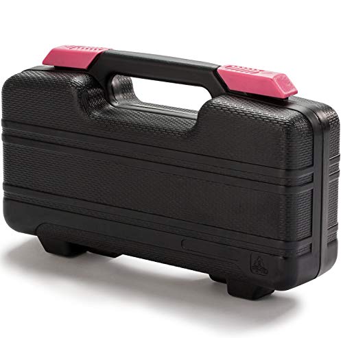 Cartman 39Piece Tool Set General Household Hand Tool Kit With Plastic Toolbox Storage Case Pink #TOP4