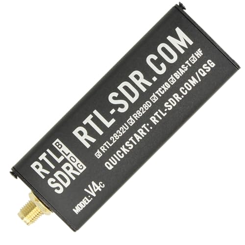 RTL-SDR Blog V4 R828D RTL2832U 1PPM TCXO SMA Software Defined Radio (Dongle uniquement) (USB-C)